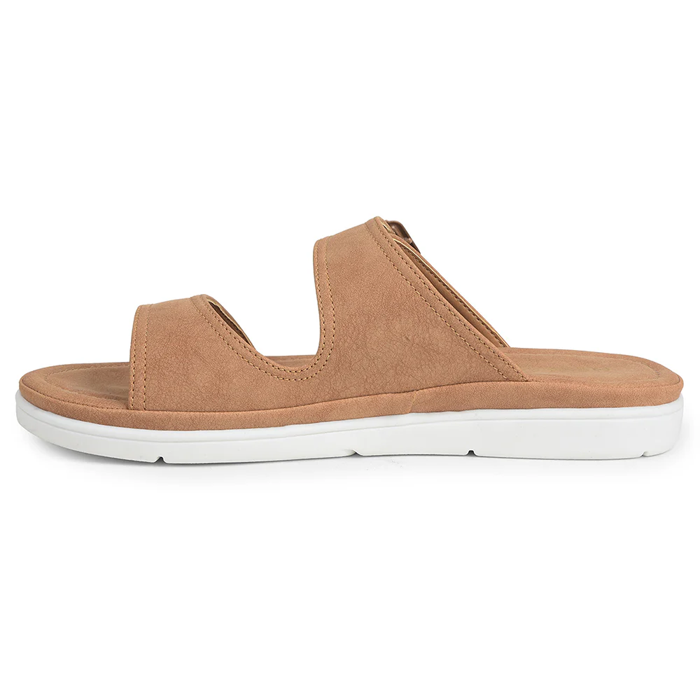 Healers Brown Casual Slipper For Women JFL-34 By Liberty - Image 3