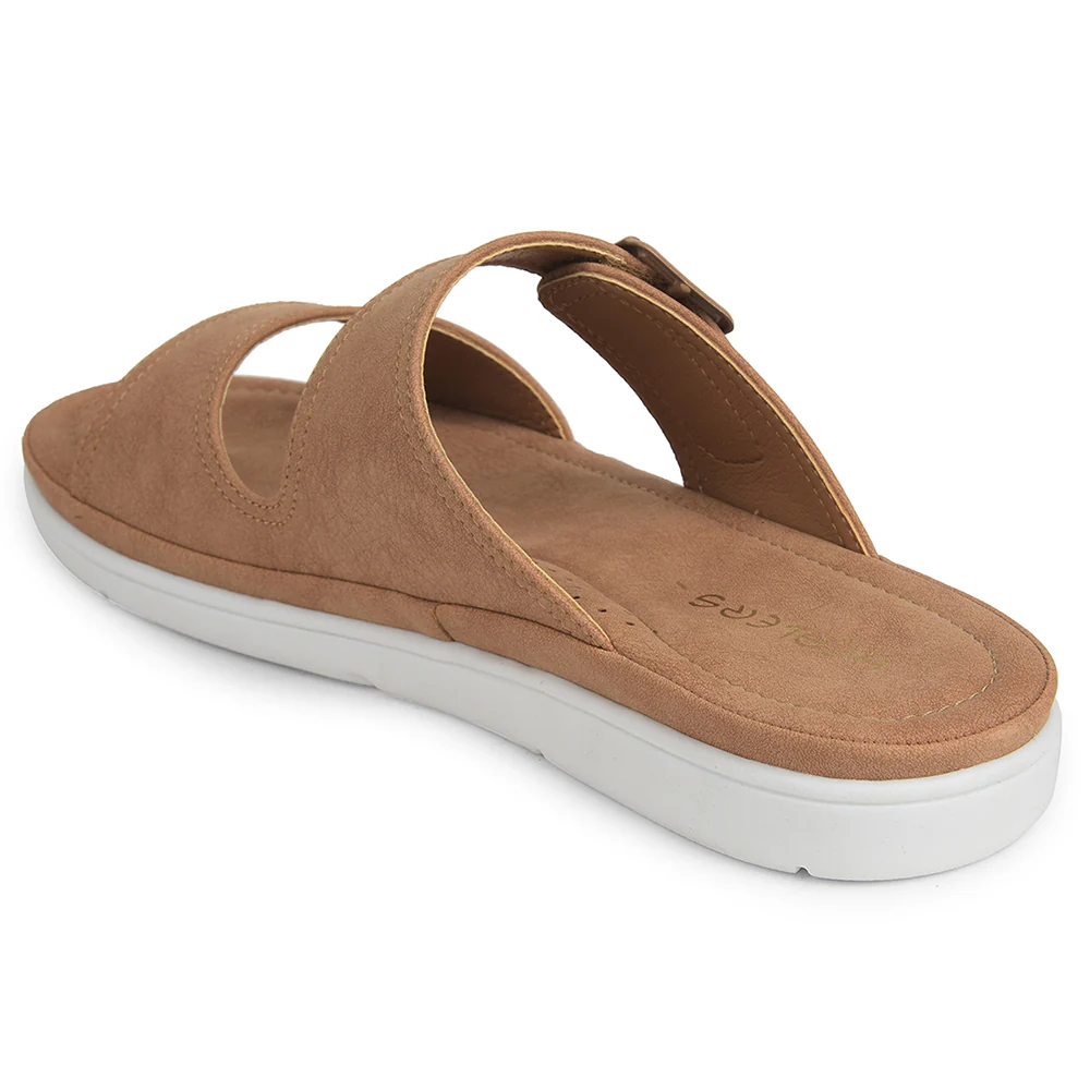 Healers Brown Casual Slipper For Women JFL-34 By Liberty - Image 5