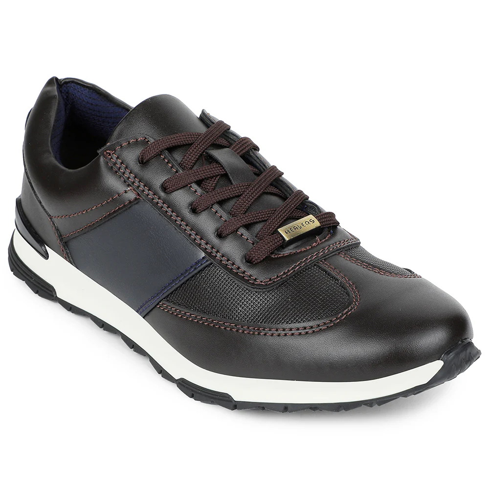 Healers Brown Casual Sneakers For Men EZOKE By Liberty