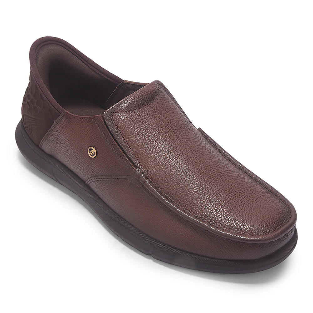 Healers Brown Formal Non Lacing Moccasin For Men S201-02 By Liberty