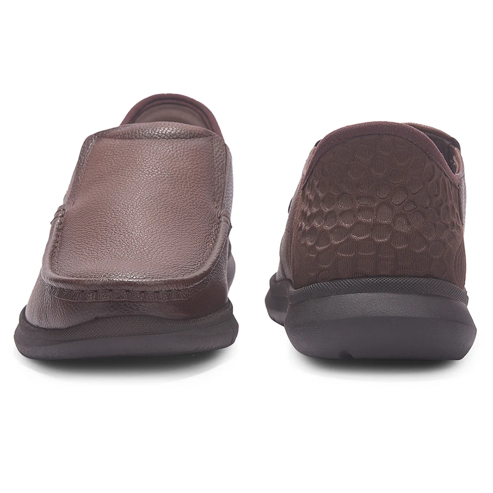 Healers Brown Formal Non Lacing Moccasin For Men S201-02 By Liberty - Image 6