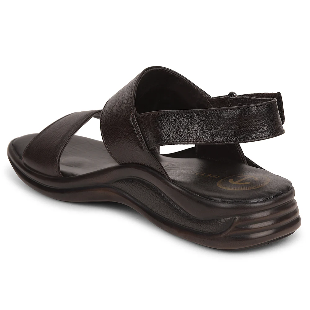 Healers Brown Formal Sandal For Men 2013-120 By Liberty - Image 4