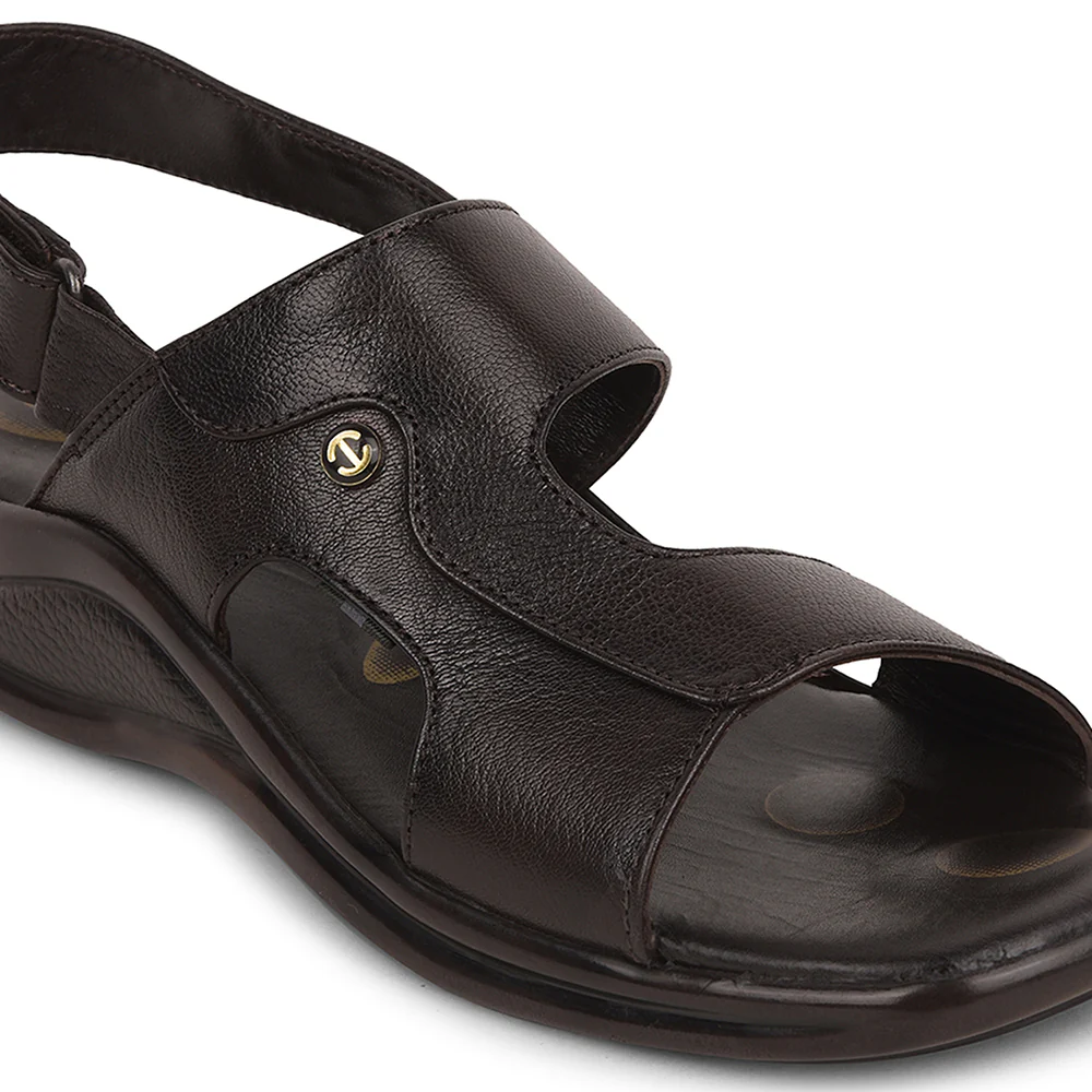 Healers Brown Formal Sandal For Men 2013-120 By Liberty - Image 5