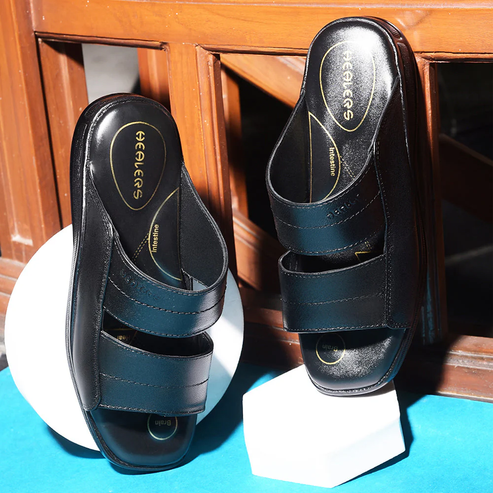 Healers By Liberty 2050-905 Casual Slippers For Men - Black - Image 4