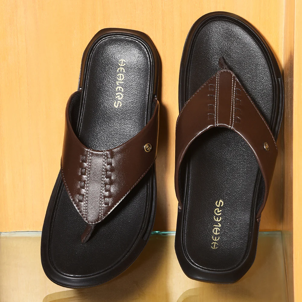Healers By Liberty AVN-107 Casual Slippers For Men - Brown - Image 4