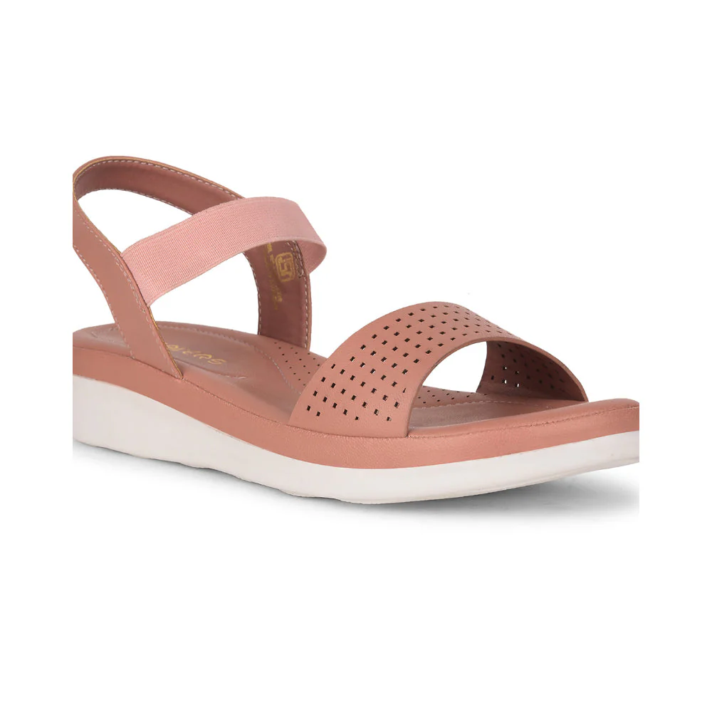 Healers Peach Casual Sandal For Women JD-39 By Liberty - Image 7