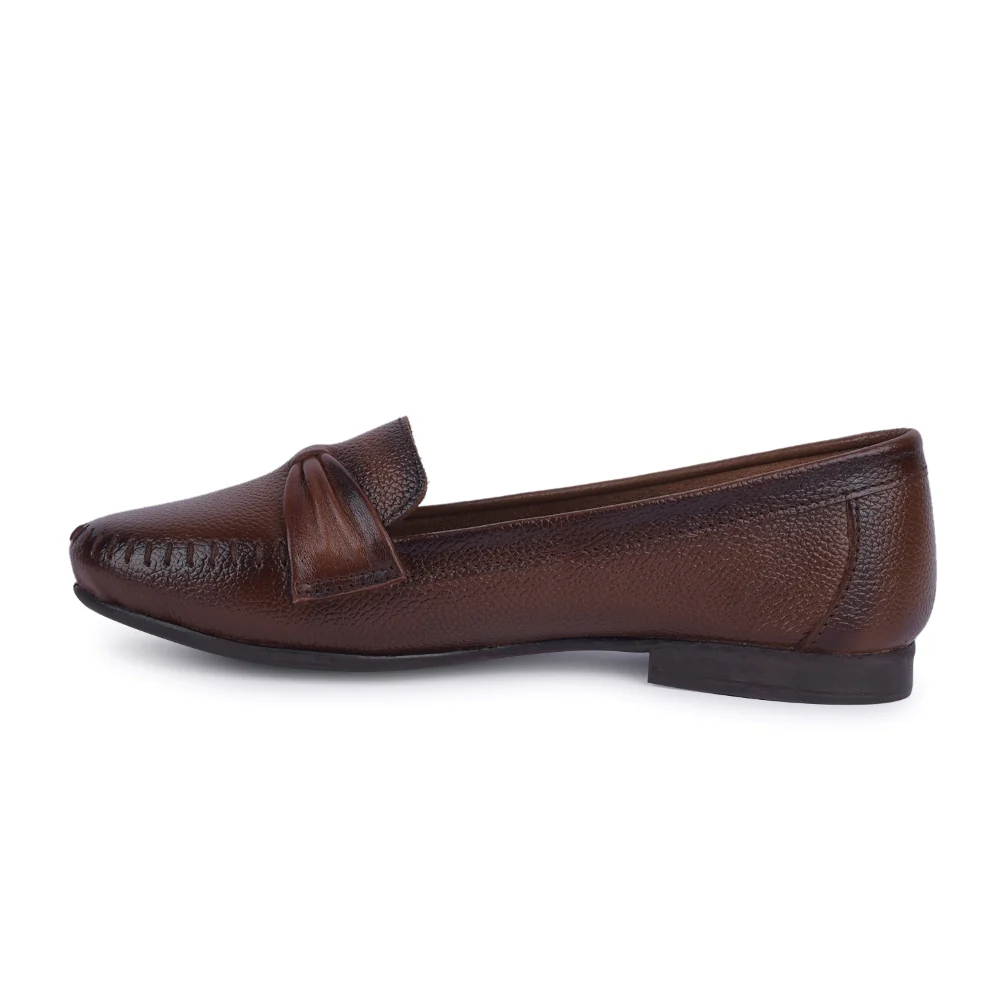 Healers Tan Formal Ballerina Shoes For Women TLO-22 By Liberty - Image 3