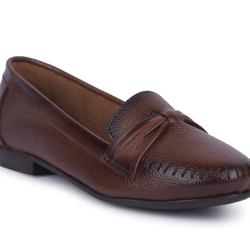 Healers Tan Formal Ballerina Shoes For Women TLO-22 By Liberty - Image 5