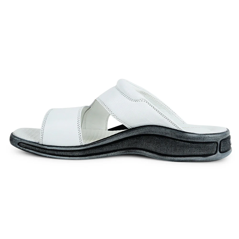 Healers by Liberty Men 2050-804D White Casual Slippers - Image 3