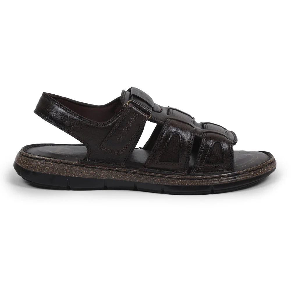 Healers By Liberty Men ACUSOFT-1 Brown Casual Sandal - Image 2