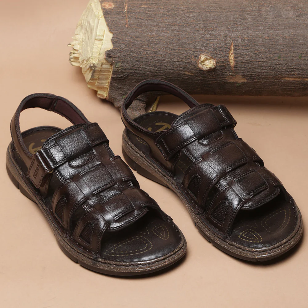 Healers By Liberty Men ACUSOFT-1 Brown Casual Sandal - Image 4