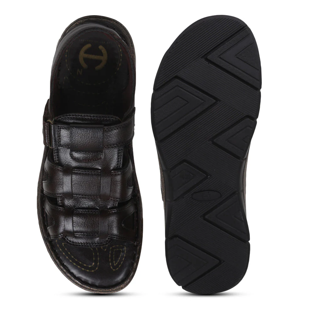 Healers By Liberty Men ACUSOFT-1 Brown Casual Sandal - Image 6