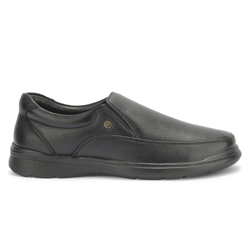 Healers By Liberty Men ERL-6 Black Formal Non Lacing Shoes - Image 2