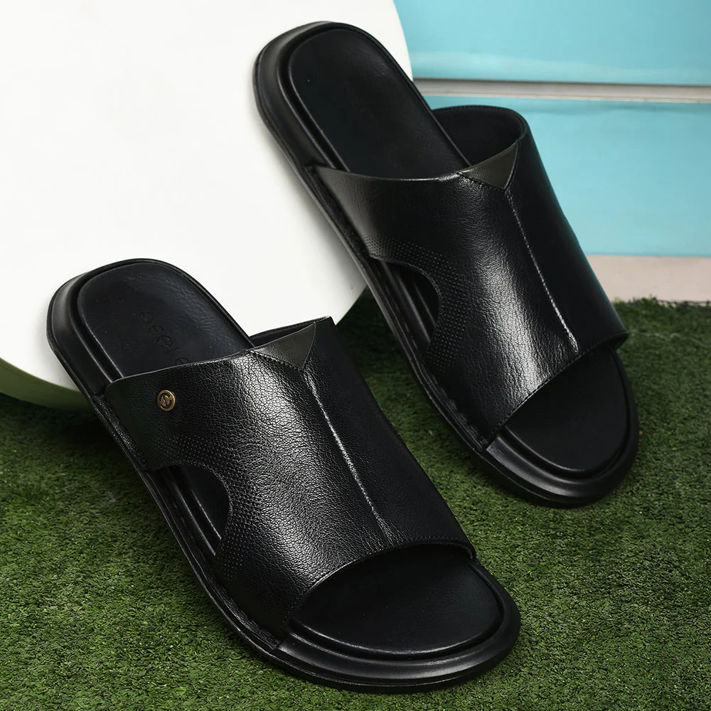 Healers By Liberty Men JPL-264 Black Casual Slippers - Image 5