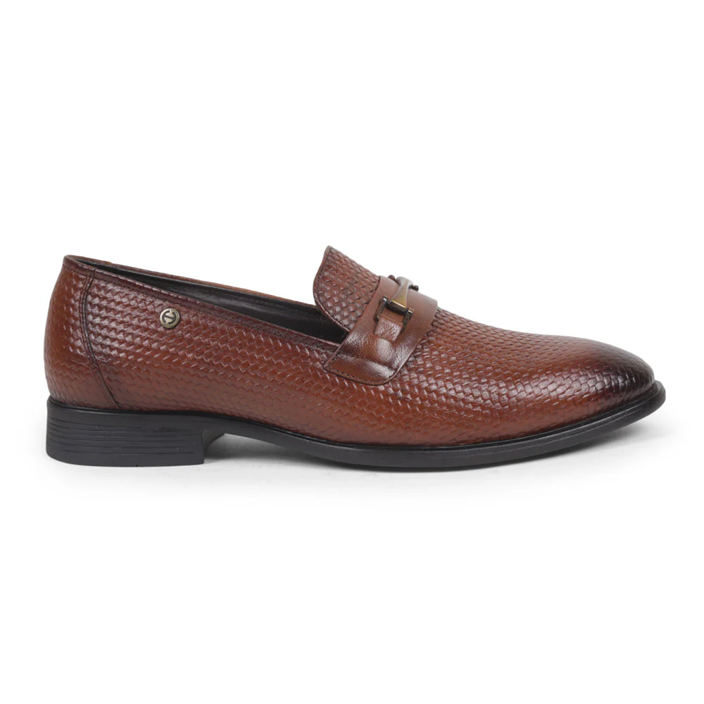 Healers By Liberty Men JPL-292 Tan Formal Non lacing Loafers Shoes - Image 2