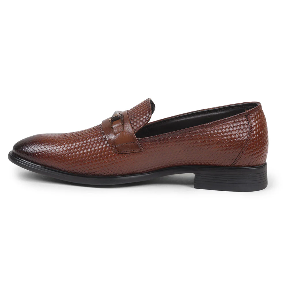 Healers By Liberty Men JPL-292 Tan Formal Non lacing Loafers Shoes - Image 3