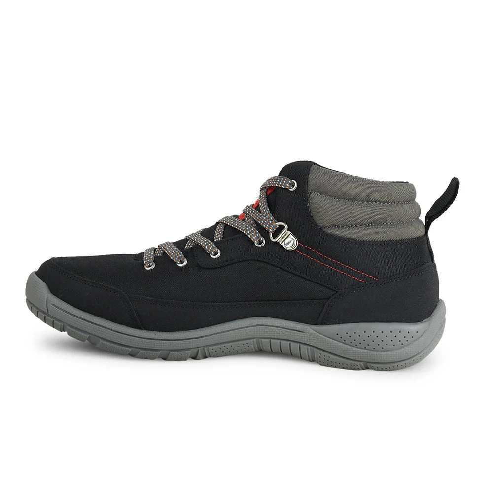 Healers Sports Black Trekking Lacing Shoes For Men RACE-2 By Liberty - Image 3