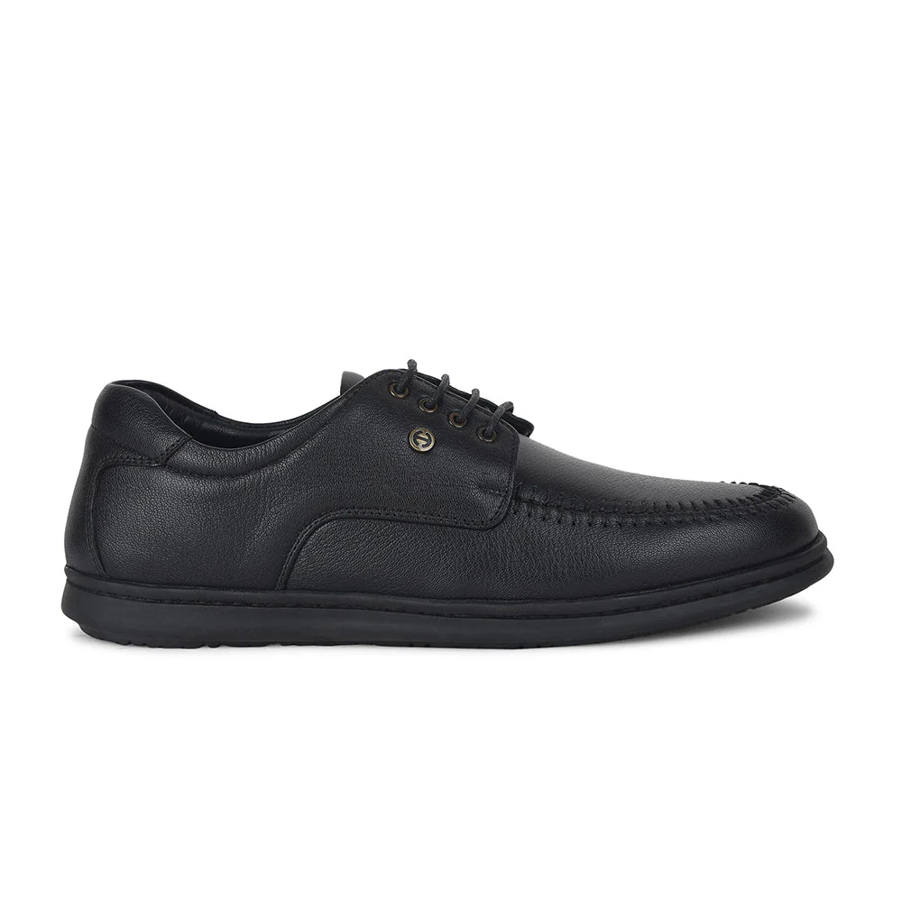 Healers by Liberty Men SAGAR-11 Black Formal Lacing Shoes - Image 2