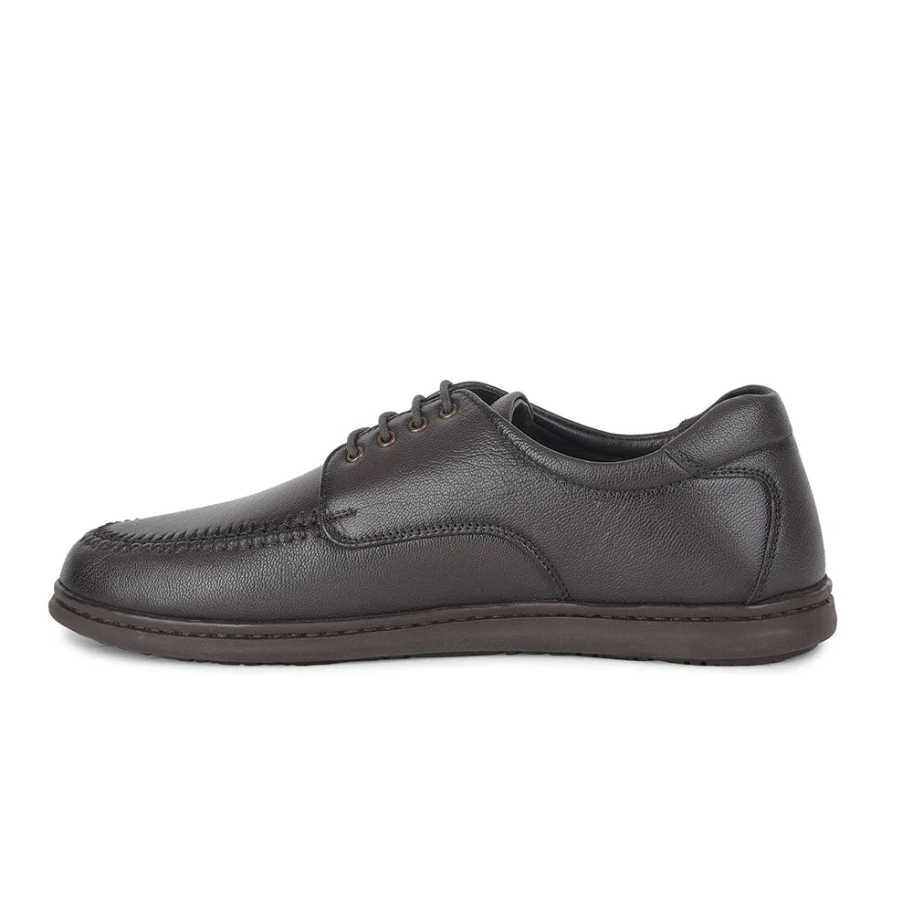 Healers by Liberty Men SAGAR-11 Brown Formal Lacing Shoes - Image 3