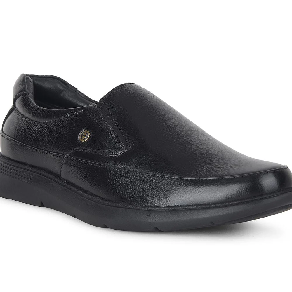 Healers by Liberty Men UVI-8 Black Formal Non Lacing Shoes - Image 5