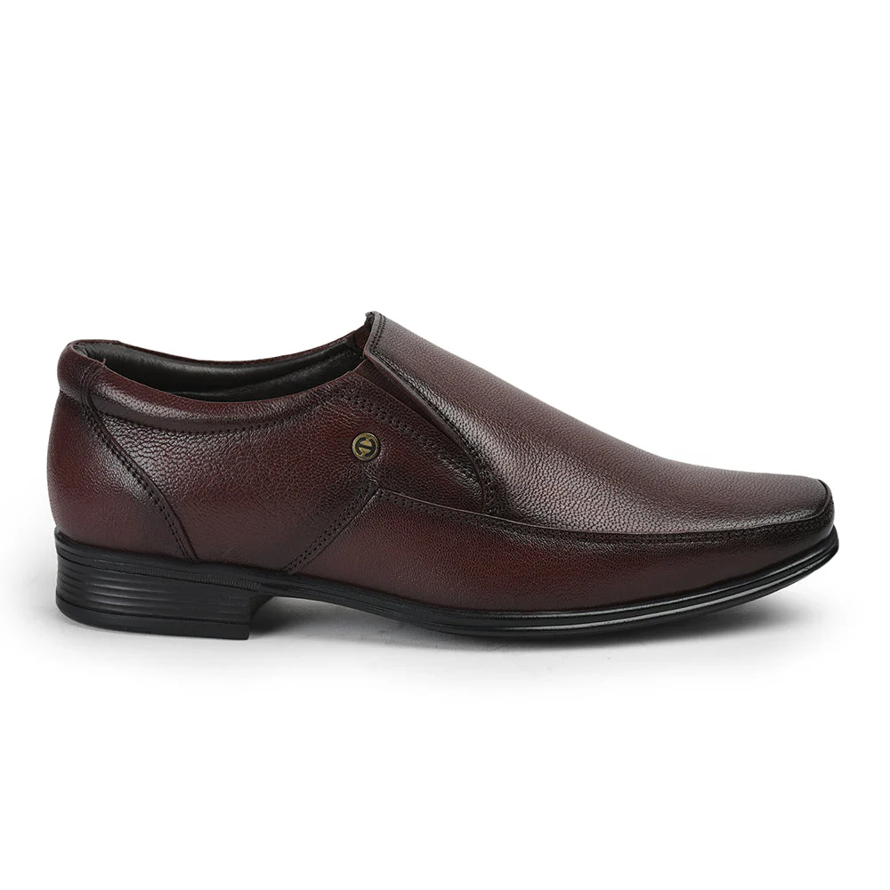 Healers By Liberty Men UVL-128 Cherry Formal Non Lacing Shoes - Image 2