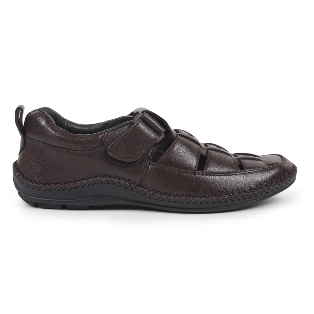 Healers Casual Brown Sandal For Men VCL-39 By Liberty - Image 2