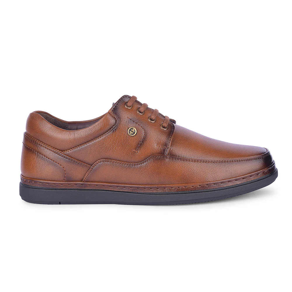 Healers By Liberty Mens ERL-15 Tan Formal Lacing Shoes - Image 2