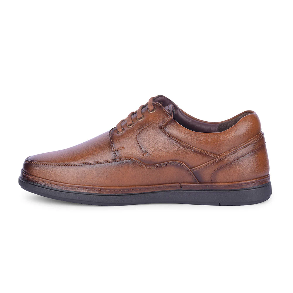 Healers By Liberty Mens ERL-15 Tan Formal Lacing Shoes - Image 3