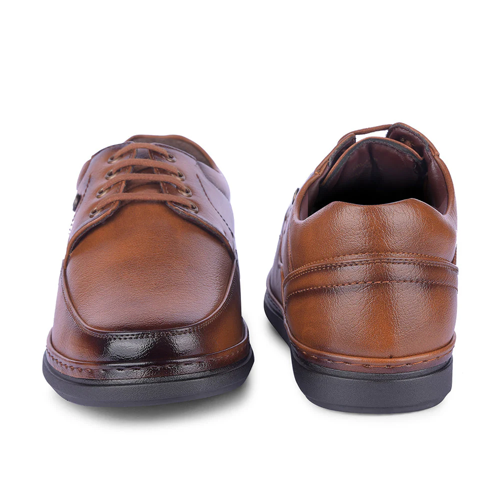 Healers By Liberty Mens ERL-15 Tan Formal Lacing Shoes - Image 5