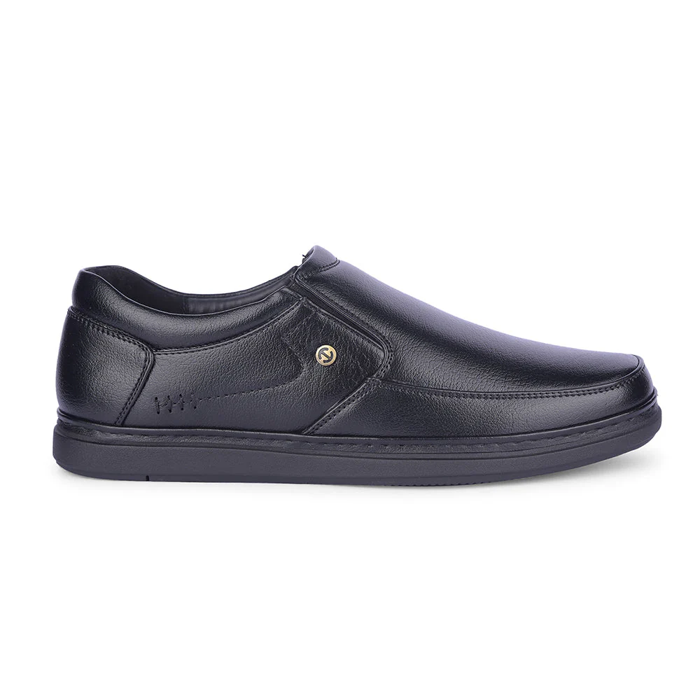 Healers By Liberty Mens ERL-16 Black Formal Non Lacing Shoes - Image 2
