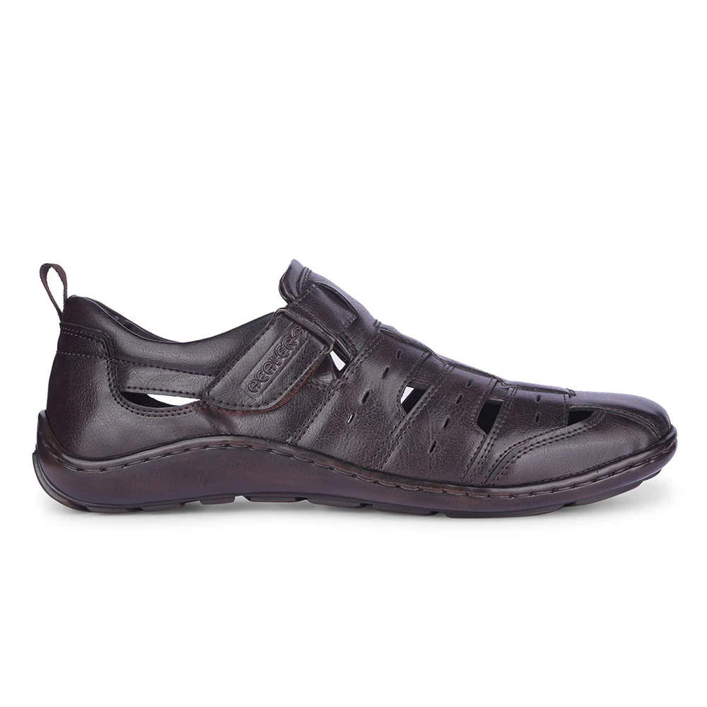 Healers By Liberty Mens LB130-500E Brown Casual Sandal - Image 2