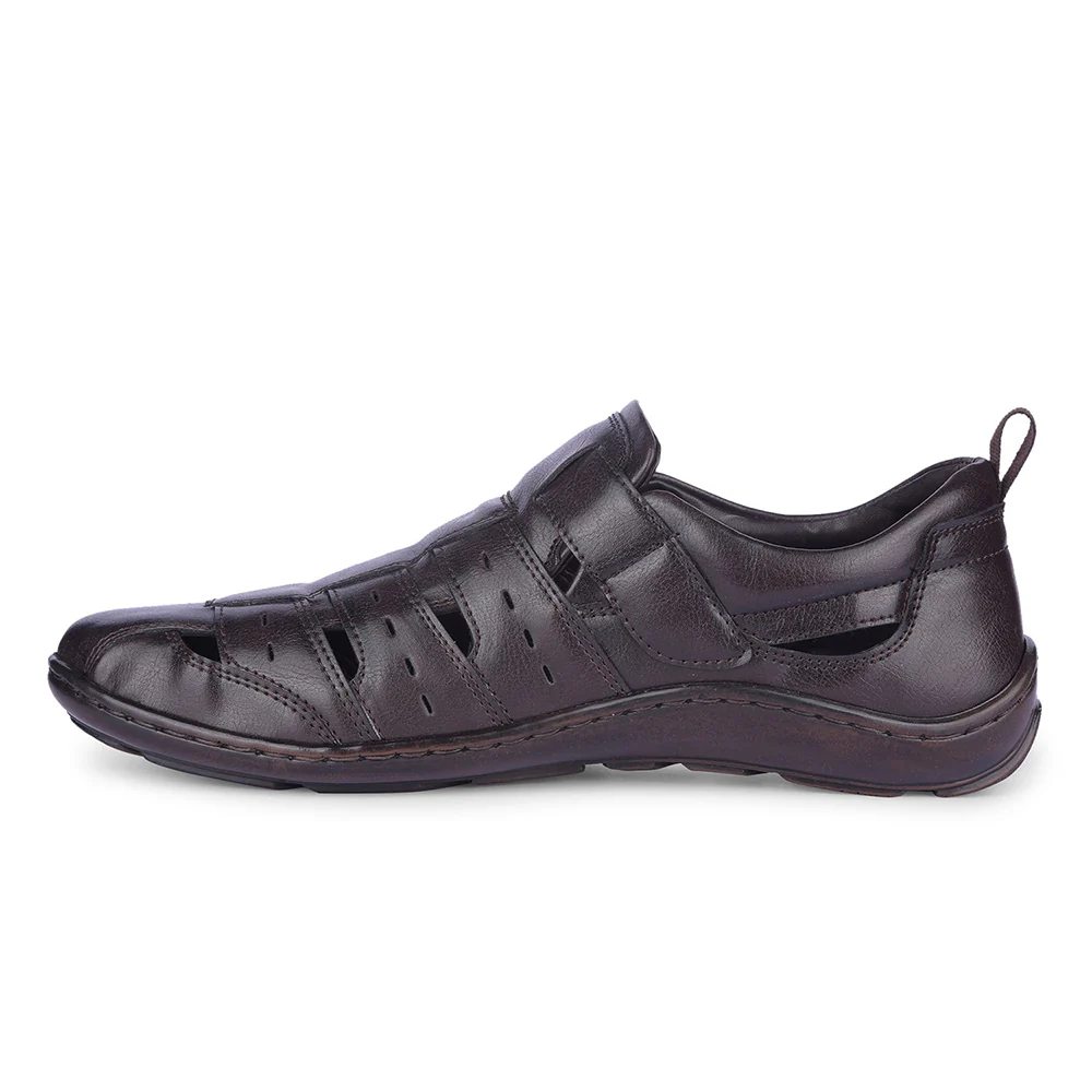 Healers By Liberty Mens LB130-500E Brown Casual Sandal - Image 3