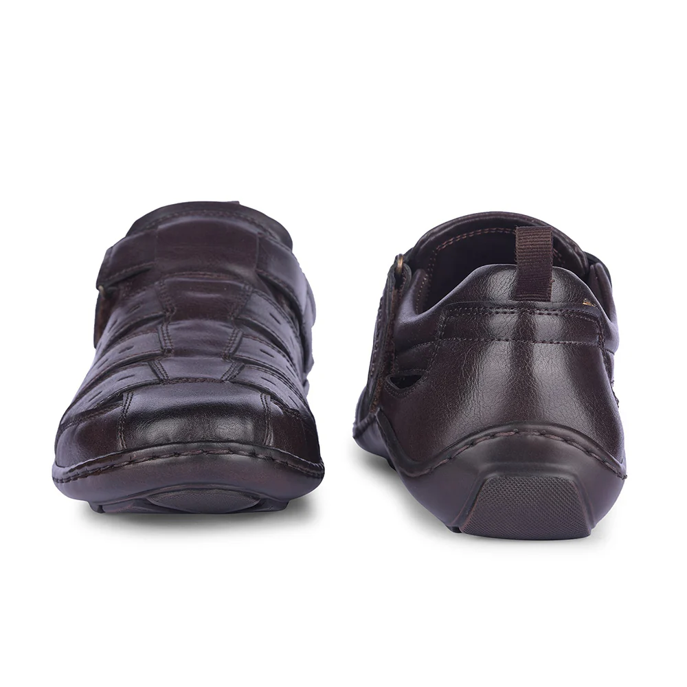 Healers By Liberty Mens LB130-500E Brown Casual Sandal - Image 4