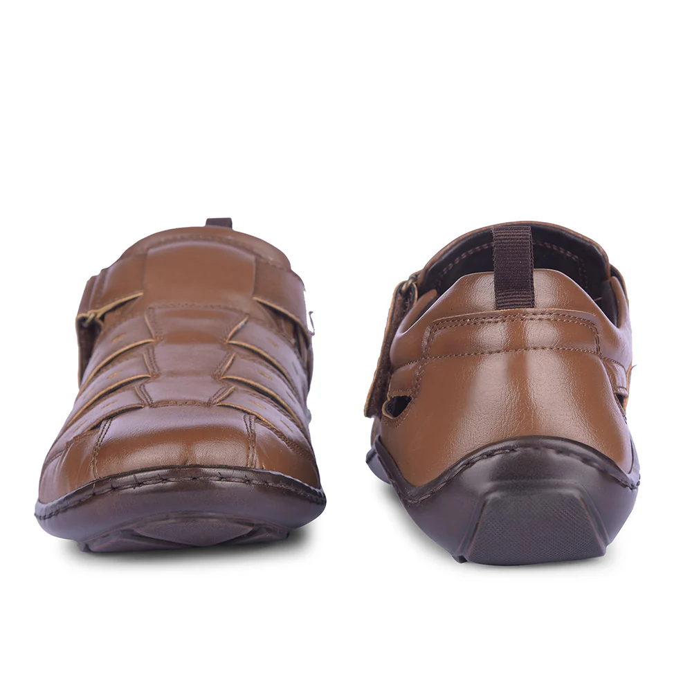 Healers By Liberty Mens LB130-500E Tan Casual Sandal - Image 4