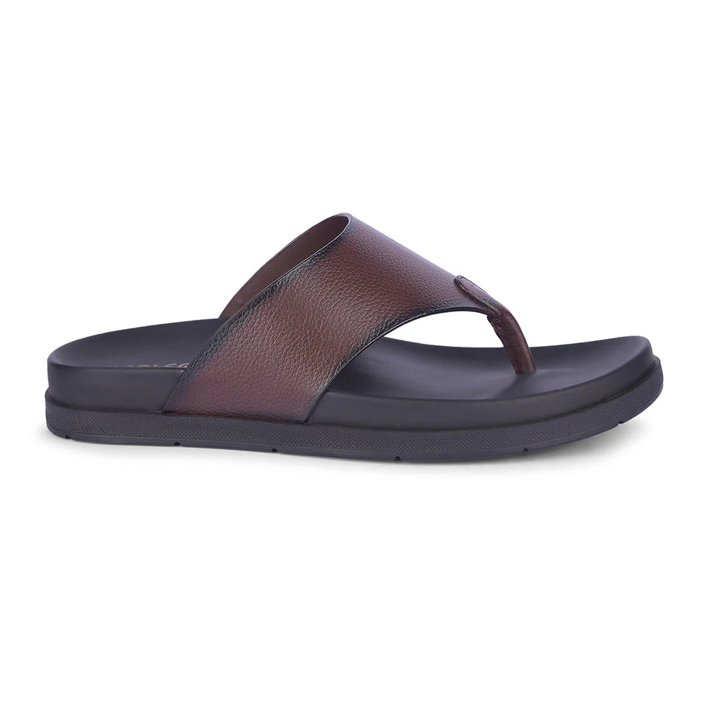 Healers Casual Brown Slipper For Men MSL-3 By Liberty - Image 2