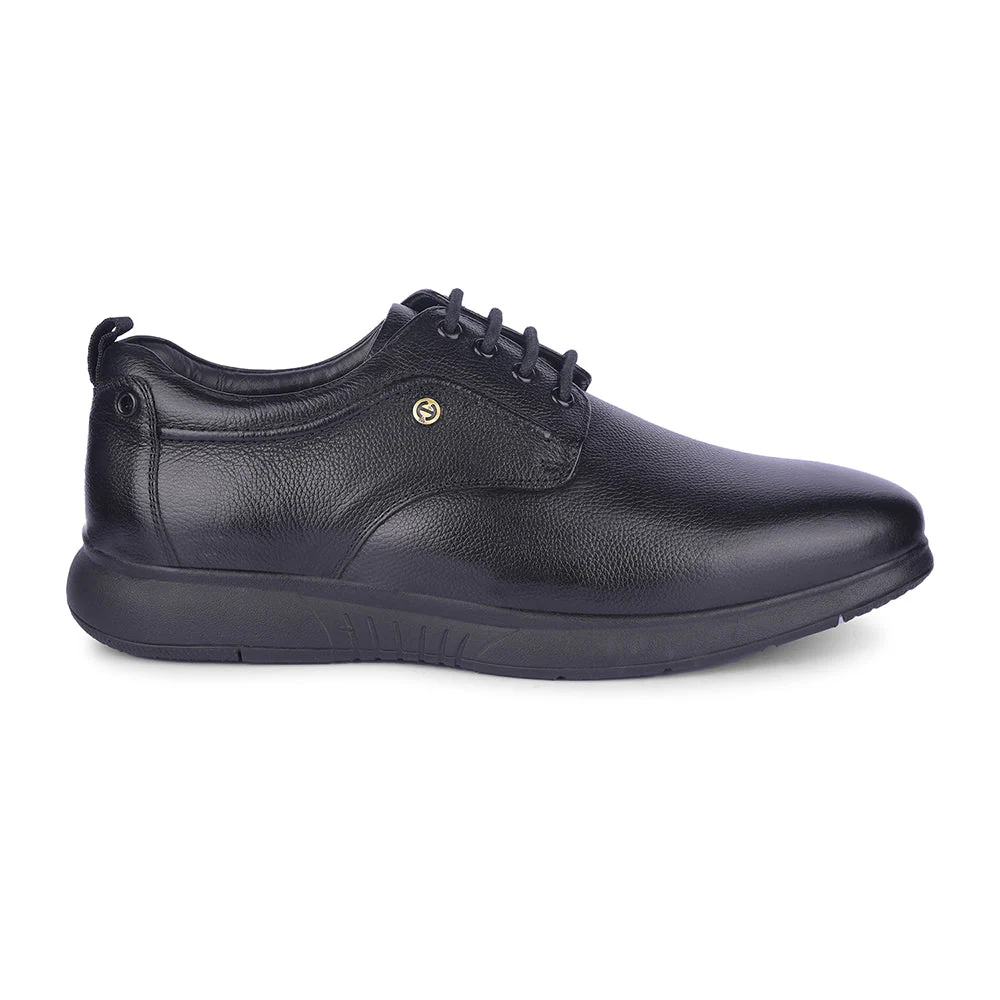 Healers By Liberty Mens OSL-42 Black Formal Lacing Shoes - Image 2