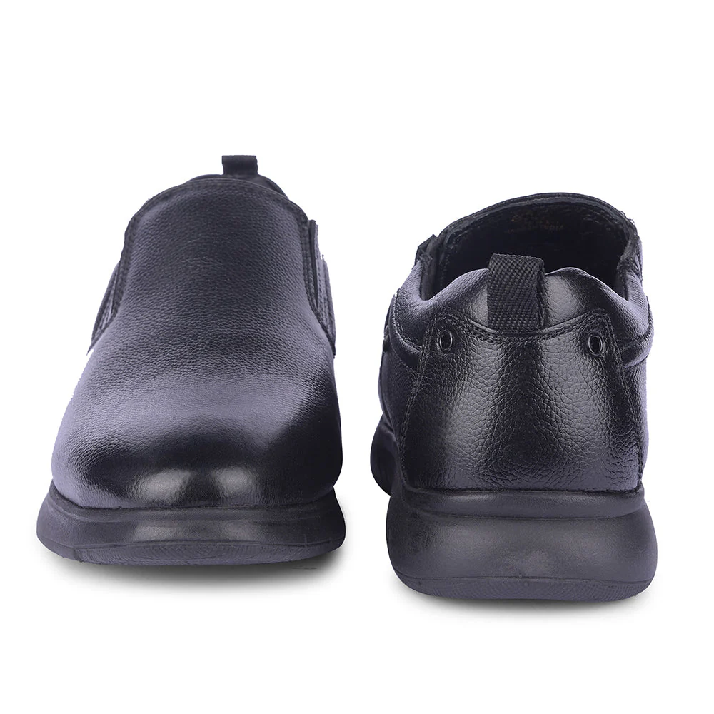 Healers By Liberty Mens OSL-43 Black Formal Non Lacing Shoes - Image 5