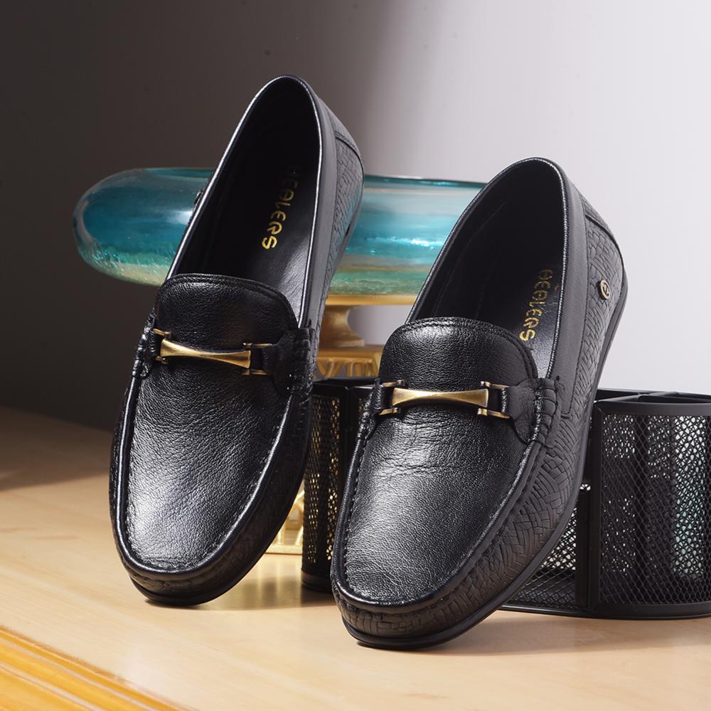 Healers By Liberty Mens OSL-49 Black Formal Loafers - Image 4