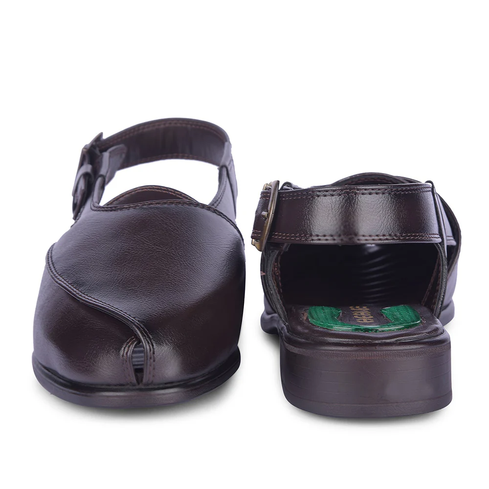 Healers By Liberty Mens PISHOR-2E Brown Casual Sandal - Image 5
