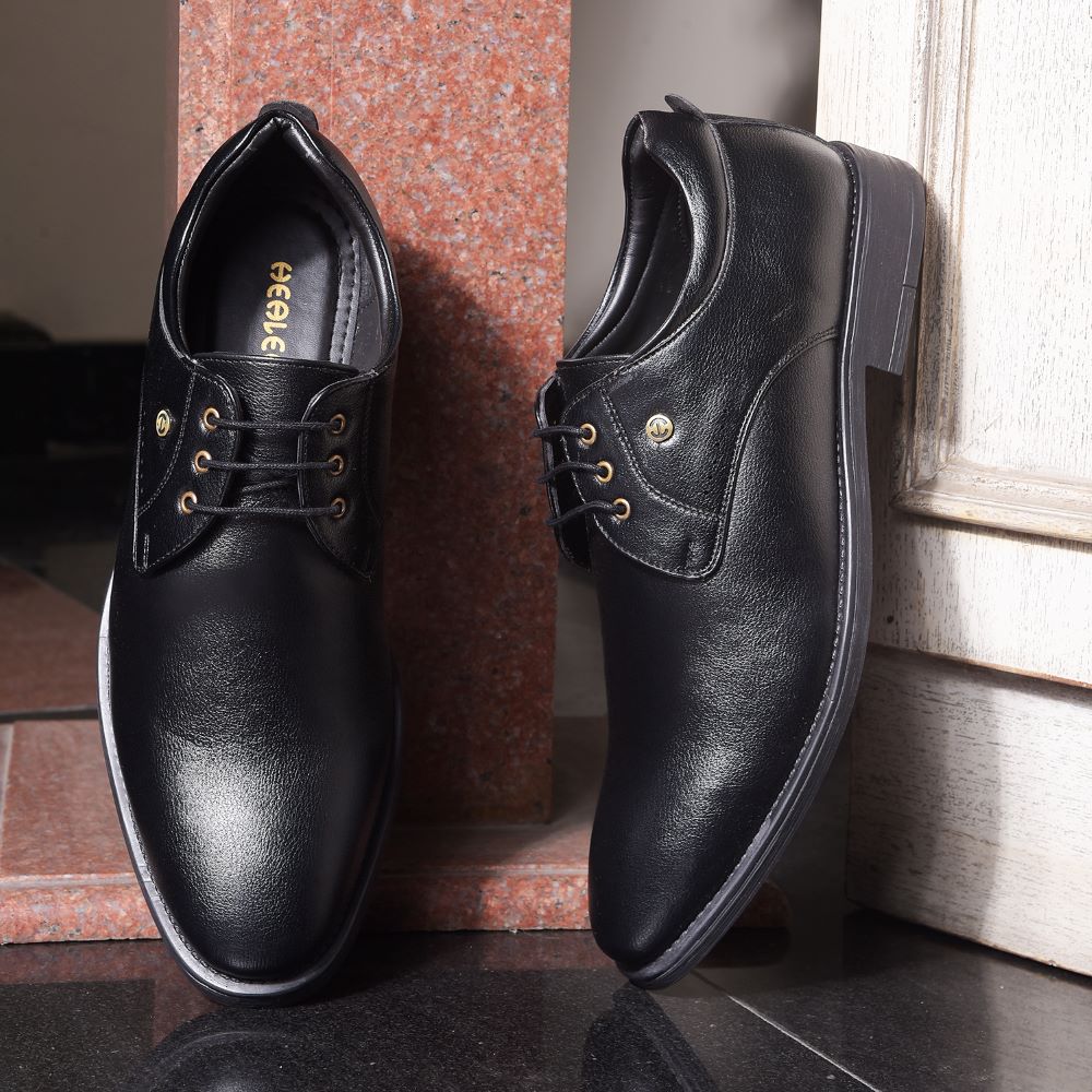 Healers By Liberty Mens SAGAR-16 Black Formal Lacing Shoes - Image 4