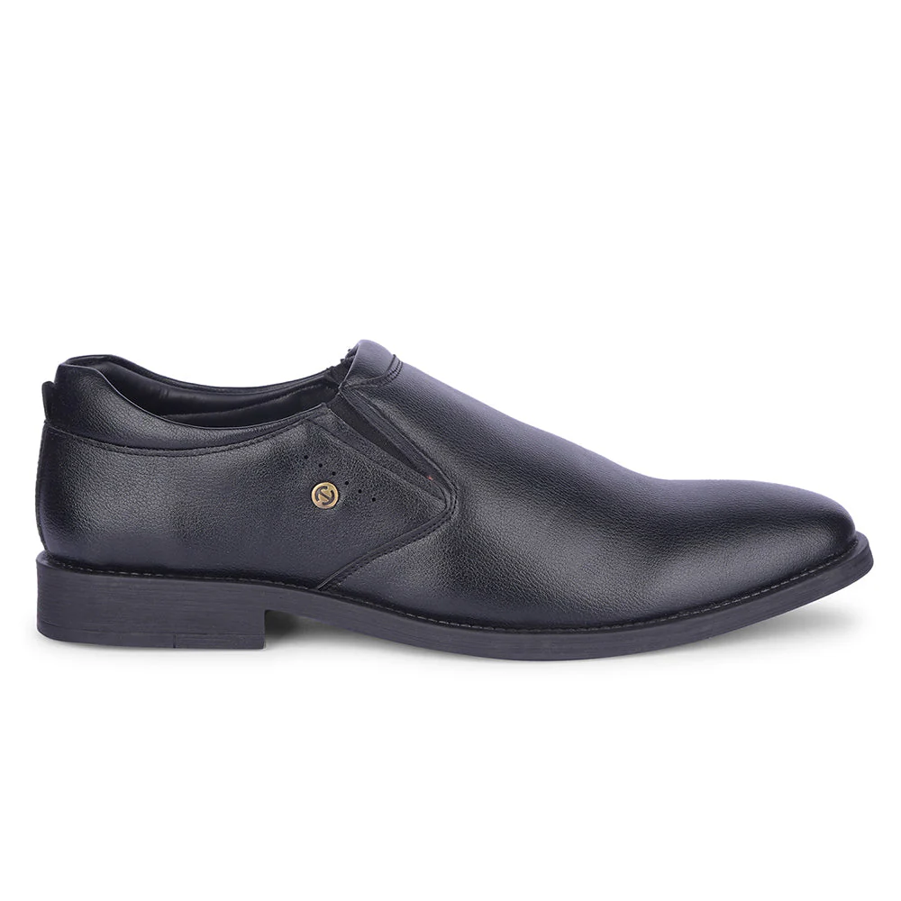 Healers By Liberty Mens SAGAR-17 Black Formal Non Lacing Shoes - Image 2