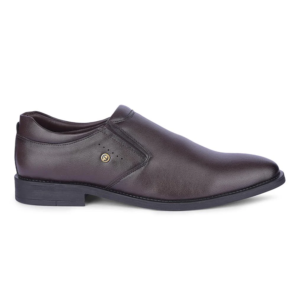 Healers By Liberty Mens SAGAR-17 Brown Formal Non Lacing Shoes - Image 2