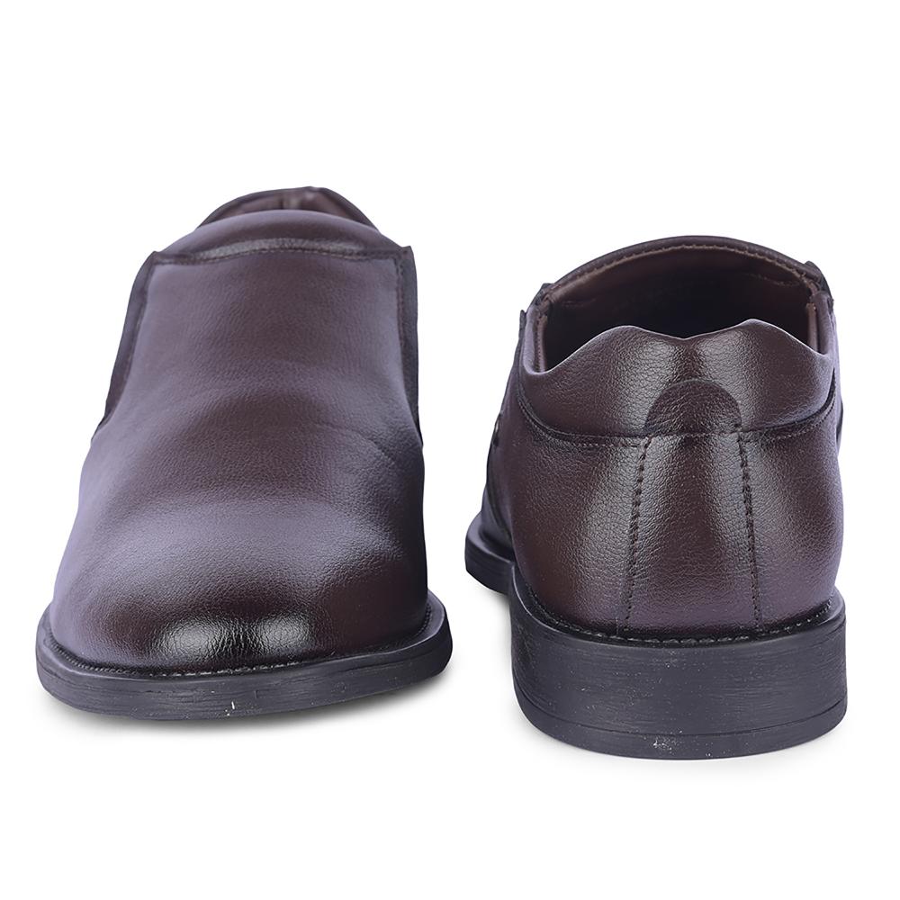 Healers By Liberty Mens SAGAR-17 Brown Formal Non Lacing Shoes - Image 5