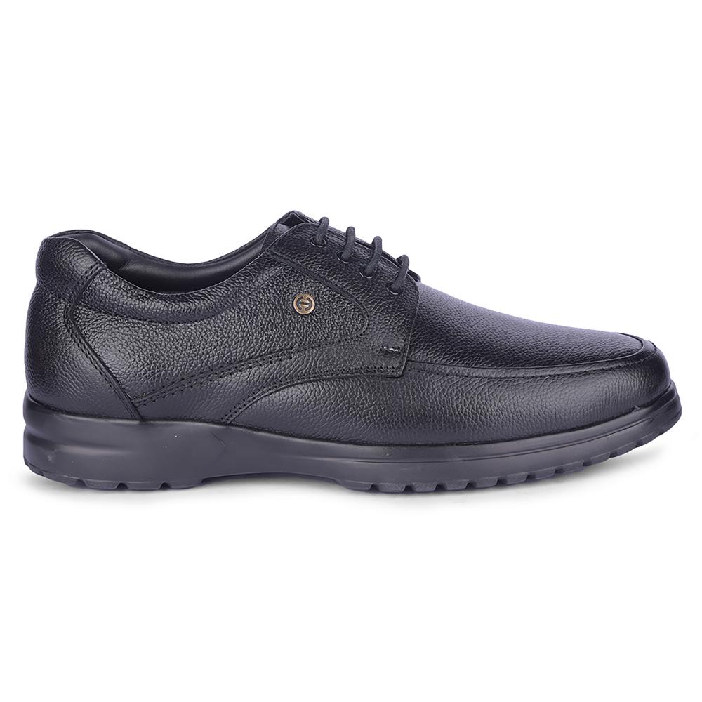 Healers By Liberty Mens UVI-11 Black Formal Lacing Shoes - Image 2