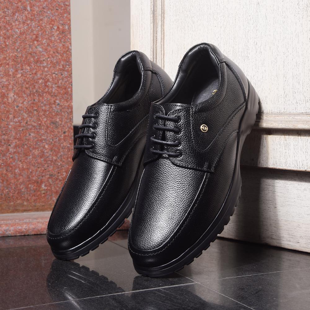 Healers By Liberty Mens UVI-11 Black Formal Lacing Shoes - Image 4