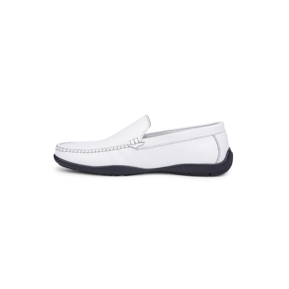 Healers Formal White Loafers For Men UVI-18 By Liberty - Image 3