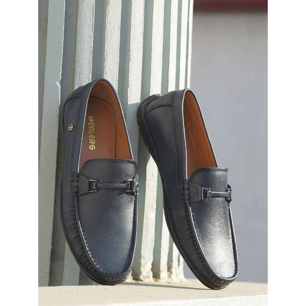 Healers By Liberty Mens UVI-20 N. Blue Formal Loafers - Image 4