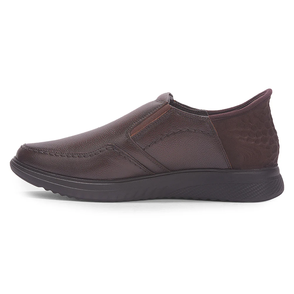 Healers By Liberty Mens UVI-25 Brown Formal Non Lacing Shoes - Image 7