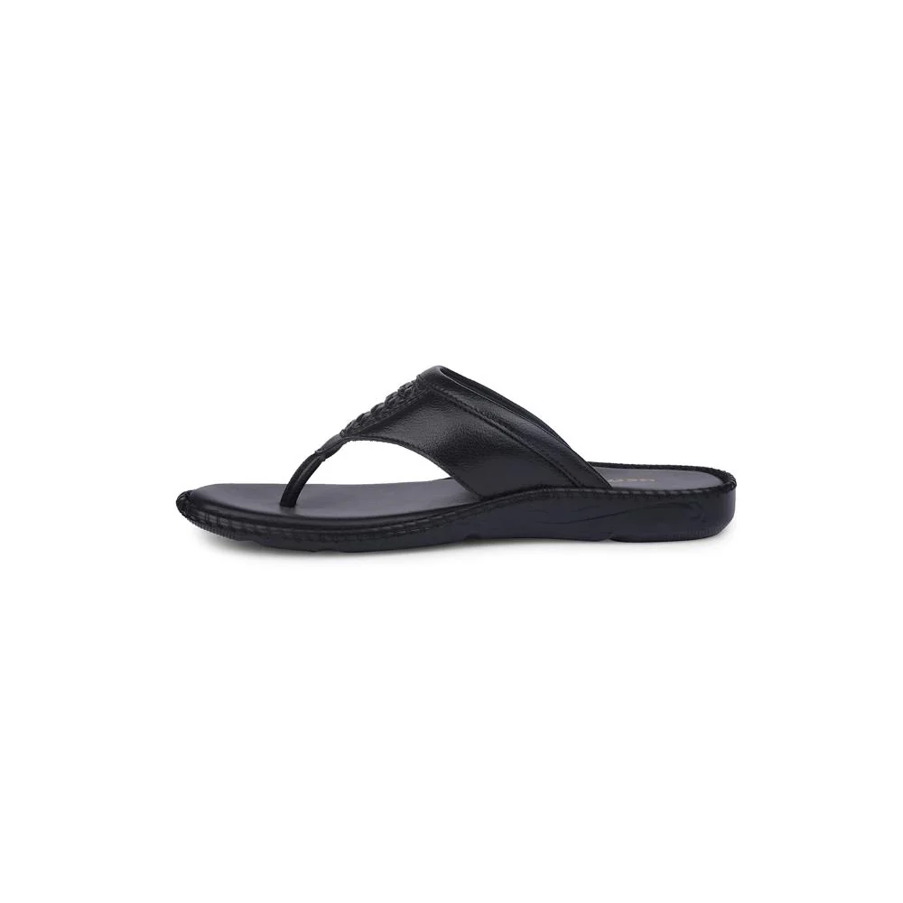Healers By Liberty Mens VCL-102 Black Casual Thong - Image 3