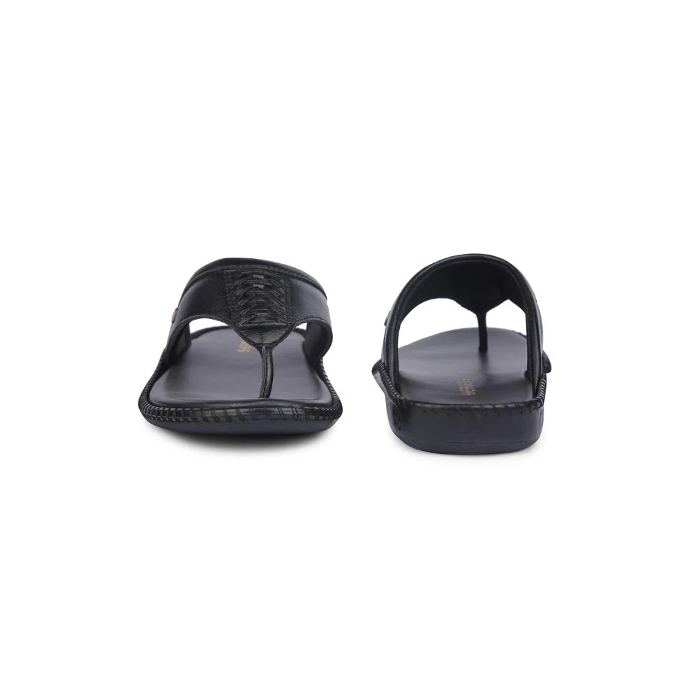 Healers By Liberty Mens VCL-102 Black Casual Thong - Image 5
